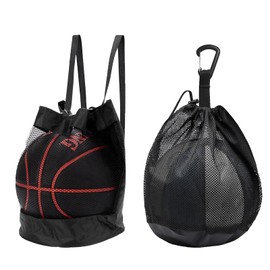 PcvGef Basketball Bag, Pack of 2 Ball Net for Basketball and Other Balls, Portable and Durable Ball Nets, Ideal for Sports Training and Outdoor Activities