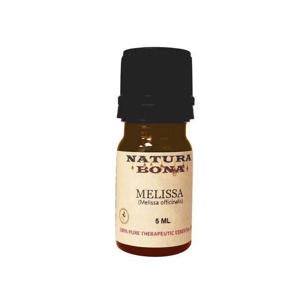 Organic Melissa Essential Oil (Lemon Balm) 100% Pure Natural Undiluted Therapeutic Grade for Aromatherapy & Massage Use