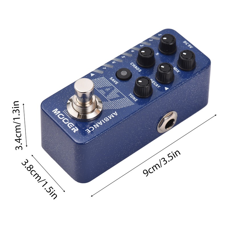MOOER Guitar Ambiance Reverb Pedal Electric Guitar Effects Pedal 7