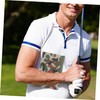 WHAMVOX Golf Score Keeping Notebook Pu Scorecard Holder Texture for