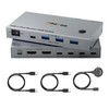 USB C KVM Switch 4K@60Hz, Dual Monitor KVM Switch for