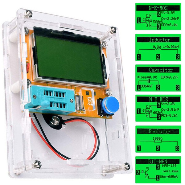 Unbranded Digital LCD Component Tester Transistor Diode Capacitor Resistor Inductor
