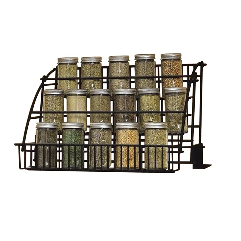 ILWorkTLs 3 Tier Spice Rack Organizer, Retractable Kitchen Storage Organiser,Pull