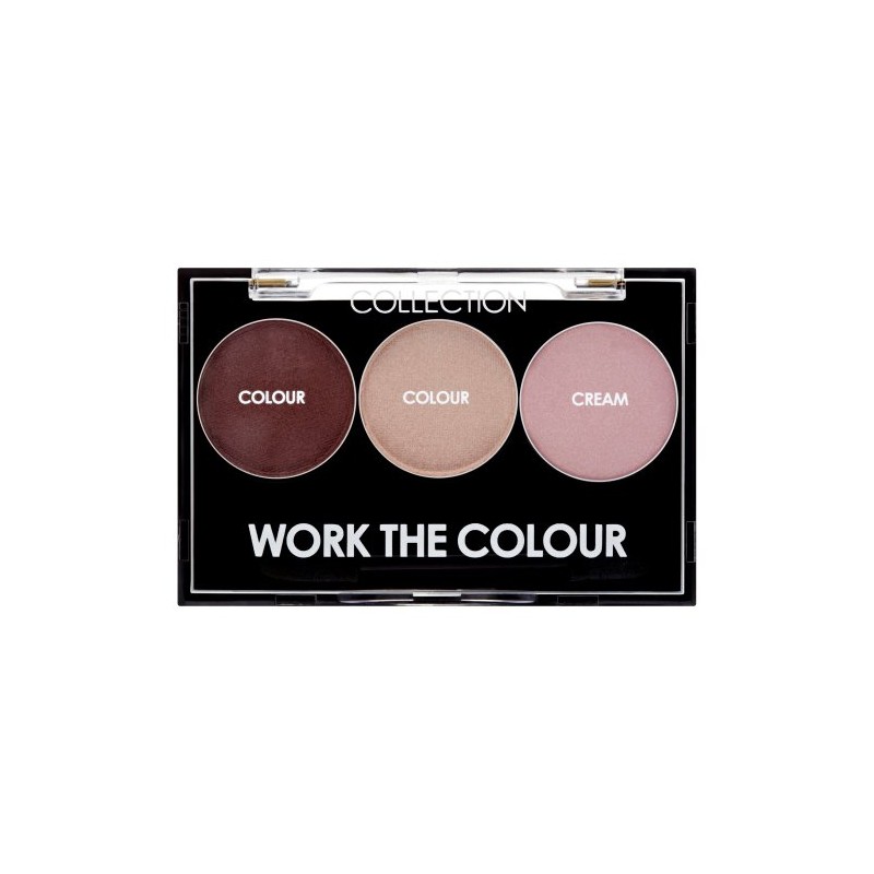 Collection Work The Colour Trio Eyeshadow Naughty n nude 3g
