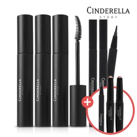 Cinderella Story 신데렐라스토리 시즌4 에어볼륨 마스카라3종+아이라이너2종 Cinderella Story Season 4 Air Volume Mascara 3-Piece Set + Eyeliner 2-Piece Set