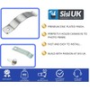 10 x Picture Frame Spring Clips Zinc Plated Steel Spring