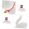 iplusmile Cute Ceramic Cat Ornament with Bell Unique Desktop Decor