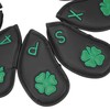 10 PCS Golf Club Head Covers Four Leaf Clover Pattern