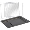 Rosenstein & Söhne Non-Stick Baking Tray: Set of 2 Universal