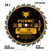 FOXBC 10-Inch Thin Kerf Ripping Table Saw Blade for Wood