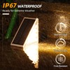 NIORSUN 6 Pack Solar Step Lights for Outside, Waterproof IP67