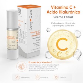 Lovy Care Crema Facial con Vitamina C + ?cido Hialur?nico