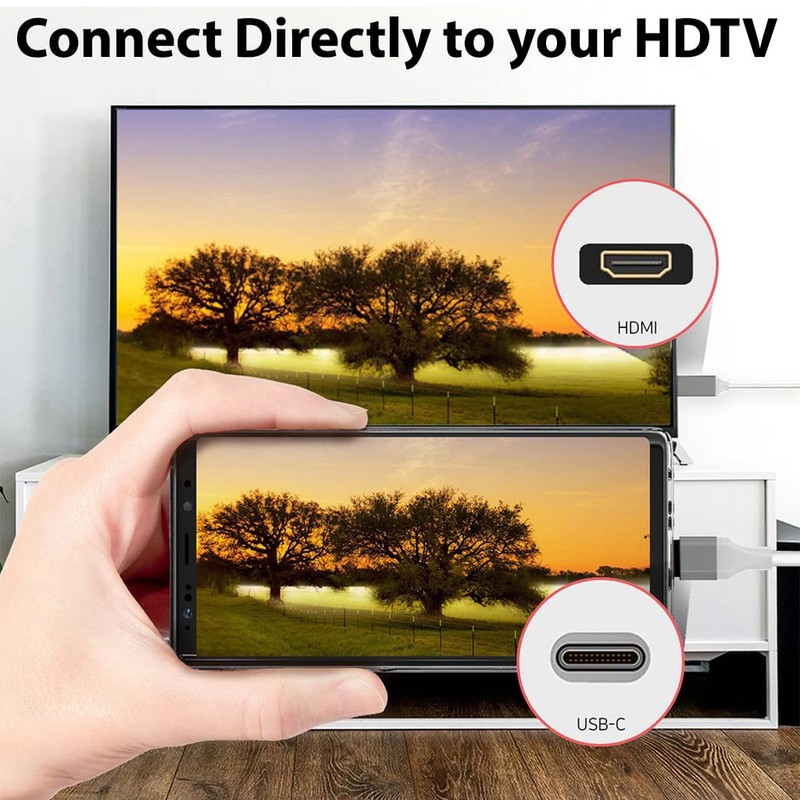 VOLT PLUS TECH USB-C HDMI 4k HDMI Cable Compatible with