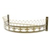 OctoRose Metal Wall Teester Bed Crown Canopy - Antique Style