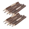 COHEALI 10Pcs Natural Log Pencils Wooden Pencils for Writing Drawing