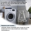 W10745655 W10857612 Dryer Timer Replacement Compatible with Whirl-Pool AMA-na May-tag