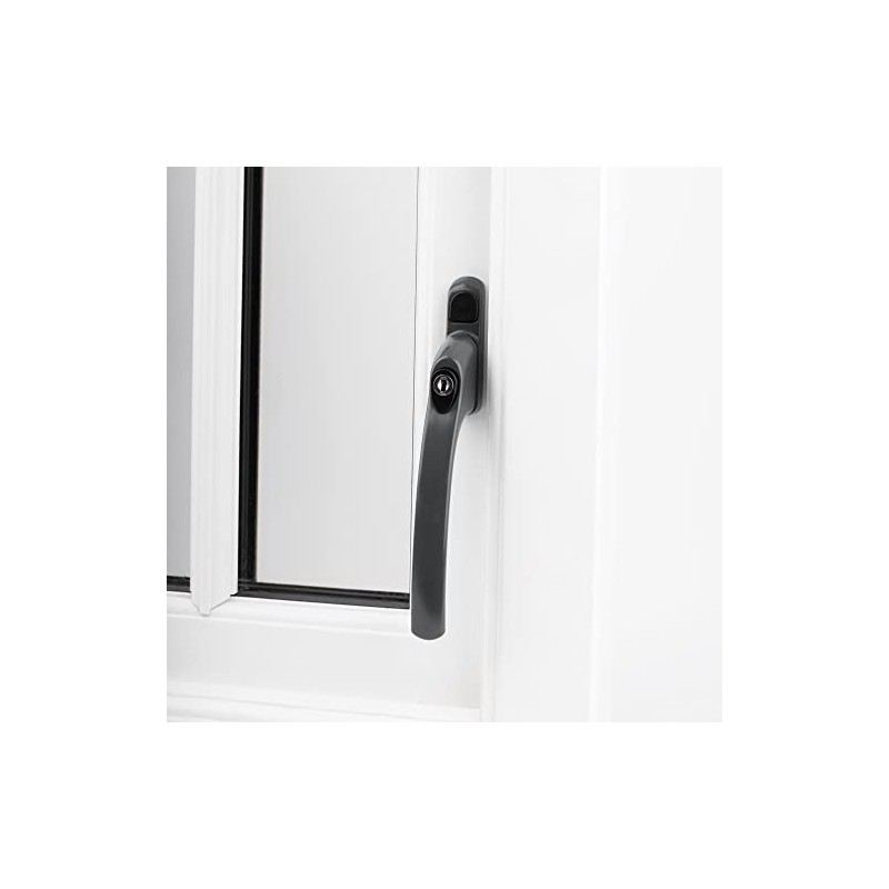 Anthracite Grey Inline UPVC or Timber Key Locking Espag Window