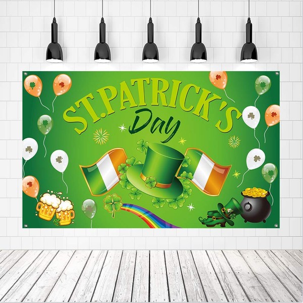 JOERRES St Patrick's Day Decoration Banner Extra Large St Patrick's