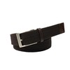 bell la bell Men's Rubber Mesh Belt, Cowhide Leather, Made