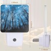 YASHILAIYA Night Sky Night Light,Starry Night Sky Trees Night Lights