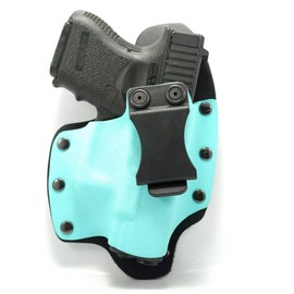Infused Kydex USA Light Blue IWB Hybrid Concealed Carry Holster (Left-Hand, for Springfield XDS 3.3 with Crimson Trace Red)