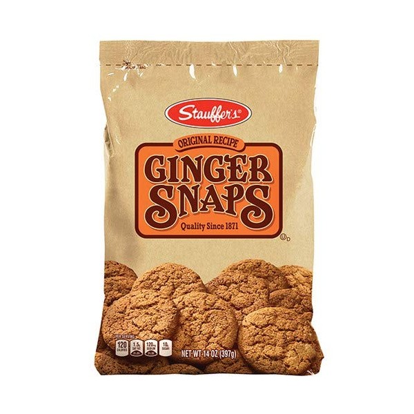 Stauffer's Original Recipe Ginger Snaps 14 oz. Bag (2 Bags)