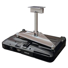 PCMD, LLC. Projector Ceiling Mount Compatible with Epson EB-1750 EB-1751 EB-1760W EB-1761W EB-1770W with Lateral Shift Coupling (12-Inch Extension)