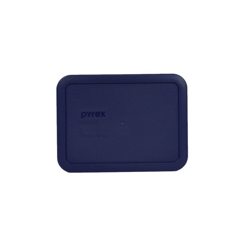 Pyrex Bundle - 3 Items: 7210-PC 3-Cup Blue Plastic Lids