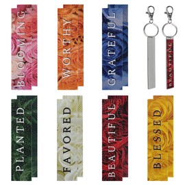 DAZLUR 14 Piece Unique Sensory Stickers for Anxiety Relief - Sensory Strips with Keychains - 2 Textured Surface Fidget Strips Office, Classroom, Vision Board, & Therapy Supplies