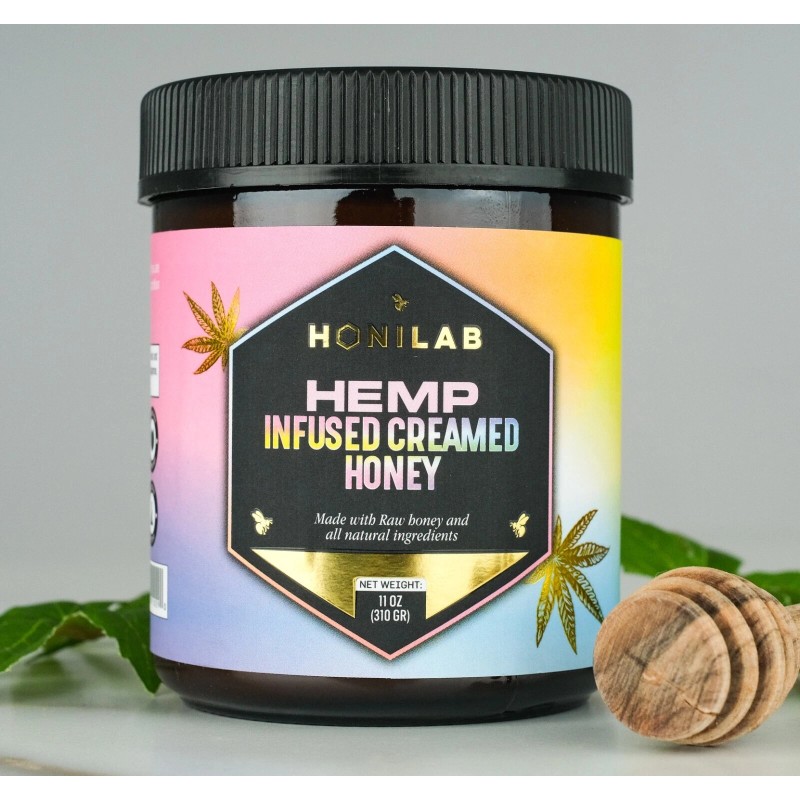 Honilab Infused creamed honey, all natural ingredients