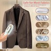 Travel Clothes Steamer, 1200W High-Power Handheld Steam Iron, 2-In-1 Steamer&Iron,