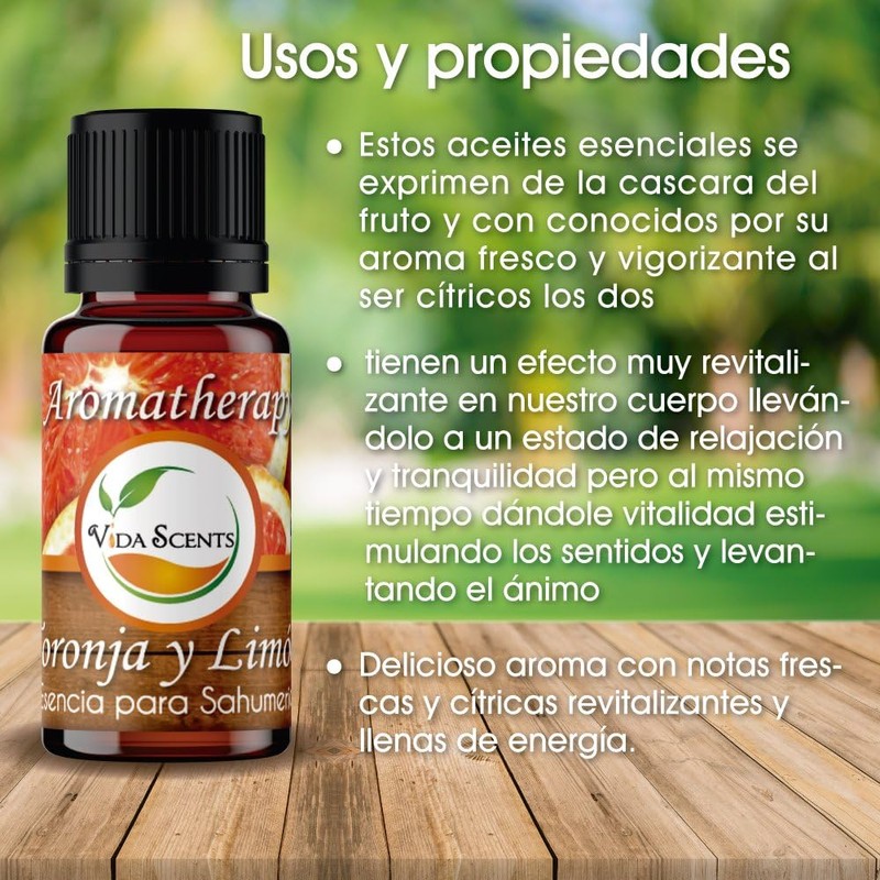 VIDA SCENTS | Aceite Esencial De 10ml 100% Puro Y