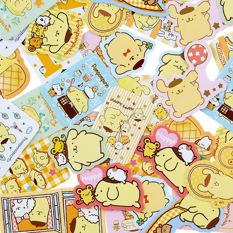 Sanrio 400777 Pompompurin Seal & Case Set