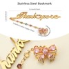 LUMITI Metal Bookmark Cute Book Accessories Gifts for Women Teacher