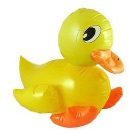 Henbrandt 2 X NEW LARGE 42cm INFLATABLE YELLOW DUCK