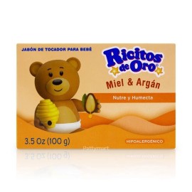 GRISI Ricitos de Oro Baby Soap Bar 3.5 Oz Pick Scent 3 PACK - HONEY BEE / MIEL