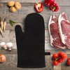 achilles Fireplace Glove with Thermal Insulation, Leather Oven Glove, Barbecue