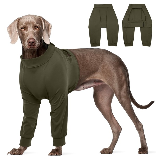 Kuoser Dog Bodysuit After Surgery for Male and Female Dogs,