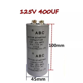 Unbranded CD60 Motor Starting Capacitor 400MFD 400UF 125VAC  125V
