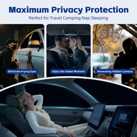 8PCS Car Window Shades Fit for KIA Seltos KX3 2021-2024, Full Window Sunshade Covers for Front, Side & Rear Windows, UV-Blocking Privacy Sunshade for Travel, Parking, and Camping