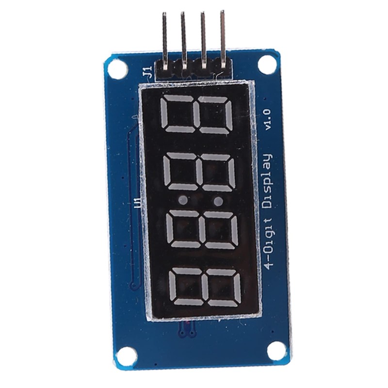 Hilitand LED Display Module, Red Light LED Digital Display, 4-Digit