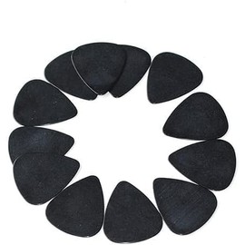 Guitar Picks, 10Pcs Black Guitar Picks, Guitar Plectrums for Your Electric, Acoustic, or Bass Guitar