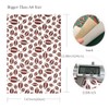 David Angie Football Soccer Ball Printed Faux Leather Sheet PU