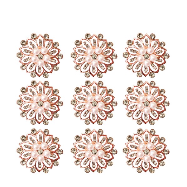 Kyezi Design and Craft 9pcs Set Rose Gold Gorgeous Luxury
