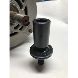 3-1/2” Short Shaft Arbor Extension fits 5/8" LEFT side shaft Motor Arbor or Threaded Shaft Adapter for Buffing Grinding Wheels/For Bench Grinder Qty 1