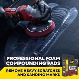 Meguiar's, Almohadillas de Espuma para Pulido Profesional 6", M6CFP2, 2pz.