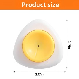 4 pcs Egg Piercer for Raw Eggs, Egg Peeler to Get Good Hard Boiled Eggs, with Magnetic Base and Safety Lock，Simple Egg Peeler Shell Remover with Retractable Pin