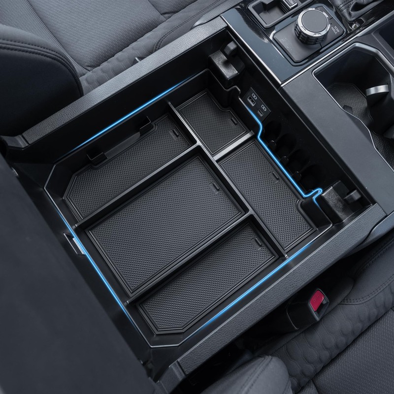 TOPINSTALL 2026 Full Size Console Organizer Compatible with 2022-2026 Toyota