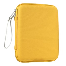 Card Case Holder Binder Album for Yoto Card Carrier Storage Organizer, Portable Folder with Zipper Strap for Audiobook Cards Yellow 80-Pocket