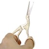 AKORD Crane Shape Sewing/Tailoring Scissors, Metal, Gold, 11.5 x 5
